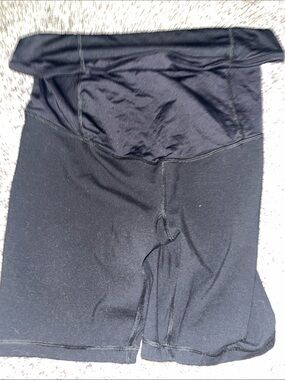 Black Maternity Shorts